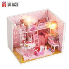 뮤직박스 스카이랜드 키즈 DIY 우드 핸드메이드 퍼즐 모형 아이디어 생일 선물걸, 03 프린세스 프레쉬 + 뮤직 + 더스트 커