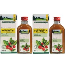 독일 쉐넨베르거 아세로라 퓨레 쥬스 농축액 200ml x2 80회, 1병, 40회분