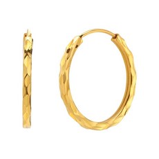 순금파이프링귀걸이