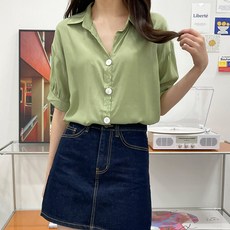 여성7부블라우스