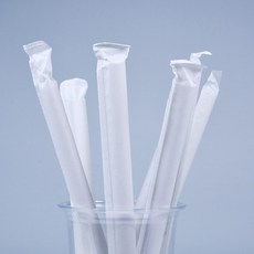 Daesung Industry 個性化牛皮紙吸管 12 x 210 mm, 1個, 250件