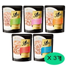 쉬바 고양이 주식 파우치, 참치, 70g, 3개