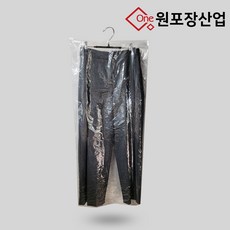 비닐 커버 세탁소 의류 커버 투명, 45x90, 비닐 커버(하의), 100개