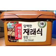 성실배송 식자재 재래 된장 해찬들 1kg 재래식 전문 업소용 국산 생약 향산, 1