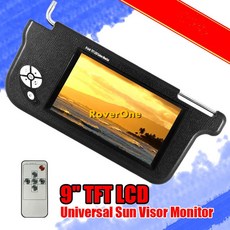 2 pcs x 9 "인치 hd automotivo 자동차 자동차 썬 바이저 sunvisor tft lcd 스크린 모니터 multimidia 멀티미디어 스테이션 자동차 비디오|l, 1개, 회색, 단일