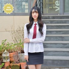교복 프리미엄 각카라 빨강체크 여성 화이트 셔츠 교복 교복쇼핑몰 교복몰 여자교복 학생복 남자교복 학생복쇼핑몰 고등학교교복 중학교교복 교복셔츠