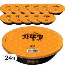 팔도 갓뚜껑 김치찌개라면 155g, 24개