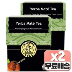 Buddha Teas 예르바 메이트 티 (18 pack) Yerba Mate tea (18pack), 4개
