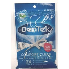 DenTek 덴택 컴포트 클린 치실 90개입 5팩 Comfort Clean Floss Picks, 1개, 0개