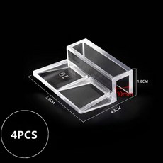 다기능 수족관 격리 분리기 어항 그리드 트레이 보드 액세서리 네트 바닥 플레이트 언더 자갈 1PC, Bracket 10mm (4PCS)