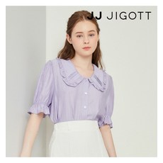 JJ지고트 (JJ지고트) 프릴 칼라 크링클 블라우스 GN6P0BL60