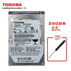 도시바 브랜드 노트북 내부 HDD 하드 디스크 드라이브 SATA2 250GB 2.5 인치 250G 150 MB/s 2/8mb 5400-7200RPM 디스코 듀로 인터, 1개