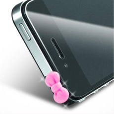 이어폰단자보호 3.5mm 휴대폰먼지마개 단자보호캡 노트9이어폰마개, 옐로우