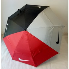 골프우산 나이키우산 장우산 골프장우산 큰우산, 블랙 화이트 레드