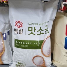 Beksul 백설 맛소금 중간입자 5kg, 1개