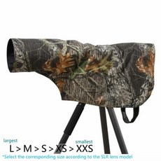호환 ROLANPRO 망원 렌즈용 레인 커버 육군 녹색 위장 총 의류 L M S 코트, 04 Dark brown, 03 XS code