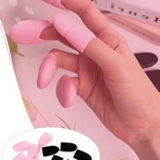 망고컴퍼니 젤네일 쏙오프 클립 네일아트도구 젤네일제거, 핑크, 1개