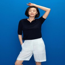 지오다노청반바지