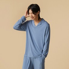 자주레이온잠옷