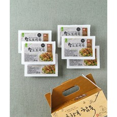 [지리산묵가] 국내산 참도토리묵6개(선물세트), 330g