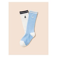 빈폴키즈 시즌오프30%OFF 여아 메쉬 반스타킹 2족 SET 스카이 블루