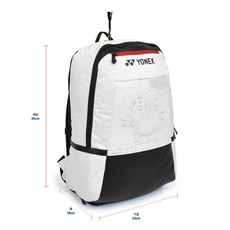 2021 새로운 스타일 한국 수입 배드민턴 가방 더블 숄더 컬러 정품 209BT004USI209BP003U, 209BP003U 화이트