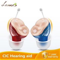 왼쪽/오른쪽 CIC 보청기 뜨거운 판매 휴대용 작은 내부 귀 보이지 않는 최고의 사운드 앰프 미니 디지털 보, 02 Left ear_01 CHINA