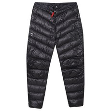 CUMULUS 23FW 여성 베이직 다운 팬츠 Meteorite Black