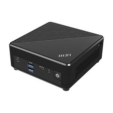 MSI Cubi N ADL 베어본 미니 PC 인텔 펜티엄 N200 UHD WiFi 듀얼 디스플레이 타입 C 블랙 S054BUS, MSI Cubi N ADL 베어본 미니 PC: 인텔 펜