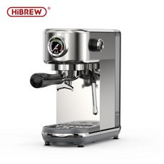 HiBREW 반자동 에스프레소 커피 머신 온도 조절 가능 콜드/핫 슈퍼 슬림 커피 메이커 카푸치노 H10B 20Bar, 미국