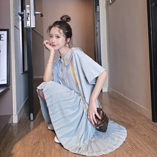 볼륨 허리 잡아 날씬해 보여 선샘 계 프렌치 롱 보이프렌드 0