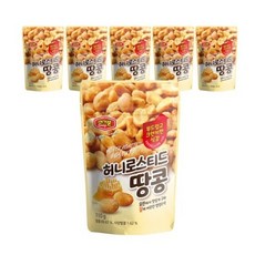 머거본 허니로스티드 땅콩, 110g, 6개
