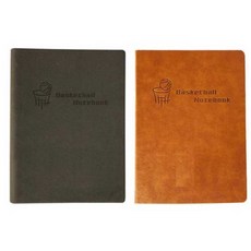 농구 운동 전술 코칭 작전 농구 훈련 일기 전술노트 공책 보드 일지 브라운, 1개, 그레이