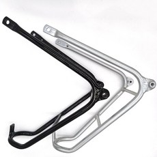 Brompton 접이식 자전거 액세서리 알루미늄 합금 용 자전거 리어 랙|자전거 보관대|, 1개, silver rack, 단일