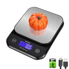 WEIHENG 계량전자저울 디지털 방수형 주방저울 5kg/0.1g 고정밀도 저울, 3개입, 방수형 WH-B28 5KG 0.1G