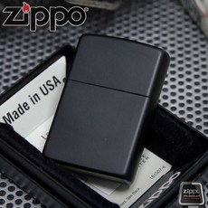 zippo 지포라이터 218 블랙매트 무료각인서비스