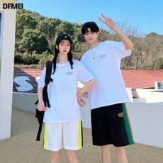 DFMEI 레포츠 반팔 반바지 세트