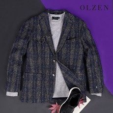 올젠 올젠 메이페어 컬러믹스 울 자켓 (ZOX4KG1301)