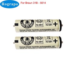 면도기용 신제품 배터리 12V 1100mAh 1HR AAC HDH NIMH 31B5614, 없음, 2.1PCS Grey