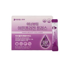 이너뷰티콜라겐  기타건강 / 에버그린 이너뷰티 어린콜라겐 3g x 60포 1박스 