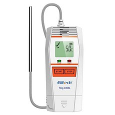 Elitech Tlog 100EL 디지털 온도 데이터 로거 재사용 가능 기록기 PDF 보고서 USB 포트 32000 포인트-196150℃