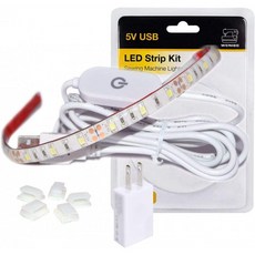 WENICE Sering Machine Light LED Lighting Strip 키트 콜드 화이트 6500k(터치 조광기 및 USB 파워 포함) All Seing Machin, 단일옵션