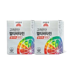 고려은단 멀티비타민 올인원 종합비타민 이지 작은정제 120정 X 2개(4개월분), 멀티비타민 올인원 이지 120정 x 2개, 쇼핑백 X, 2개, 120개