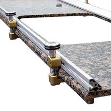 Raizi 화강암 석재 수조 리프팅 운송 설치 도구 4 6 8 피트 싱크 보호기, 1개, 02 1Pc 4ft Bar 2 Clamp