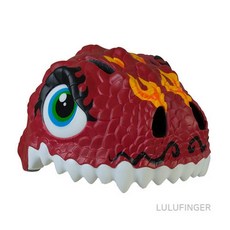 [룰루핑거] 크레이지 세이프티 유아동 헬멧 공룡(Dragon)-레드 2L-01-201