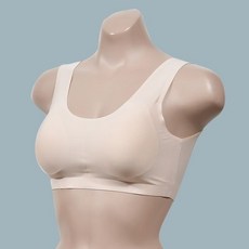 [오너클랜] 무봉제 노와이어 A컵 B컵공용 스포츠 누디 브라