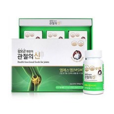 new 김오곤원장의 관절의신 MSM 510mg 90정 3박스 관절연골영양제 상어연골 식이유황, 3통