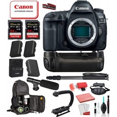 캐논 EOS 5D Mark IV Digital SLR Full Frame Camera Body Only (1483C002) Professional Bundle Package:, 단일옵션