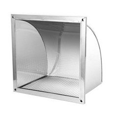 환풍기 외벽 배출구 환기구 배풍관 덕트 방충망 사각, 14인치 (내부40cm), 1개