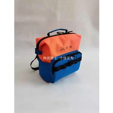  BROMPTON 브롬톤 자전거 가방 미니오백 스타일 투어링백, 8L, 블루오렌지, 1개 